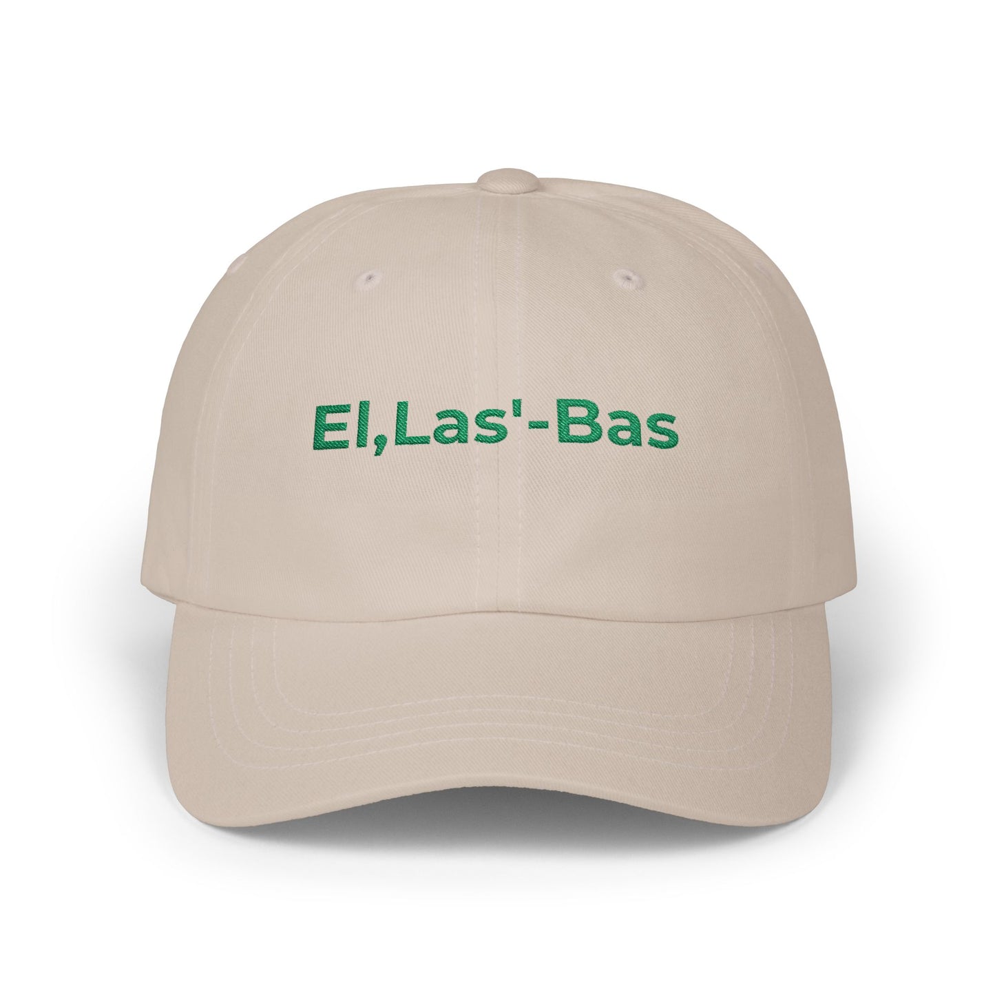 Embroidered "El,Las'-Bas" Classic Dad Cap