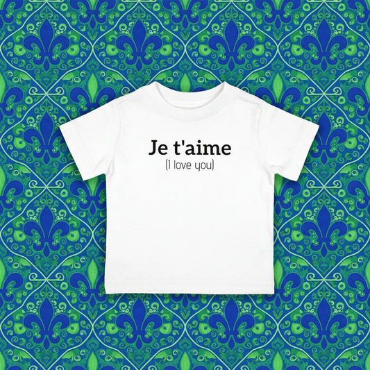 Love Tee - Je t'aime (I love you), Baby Shirt