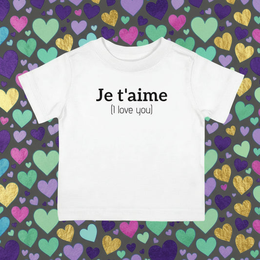 Love Tee - Je t'aime (I love you), Baby Shirt