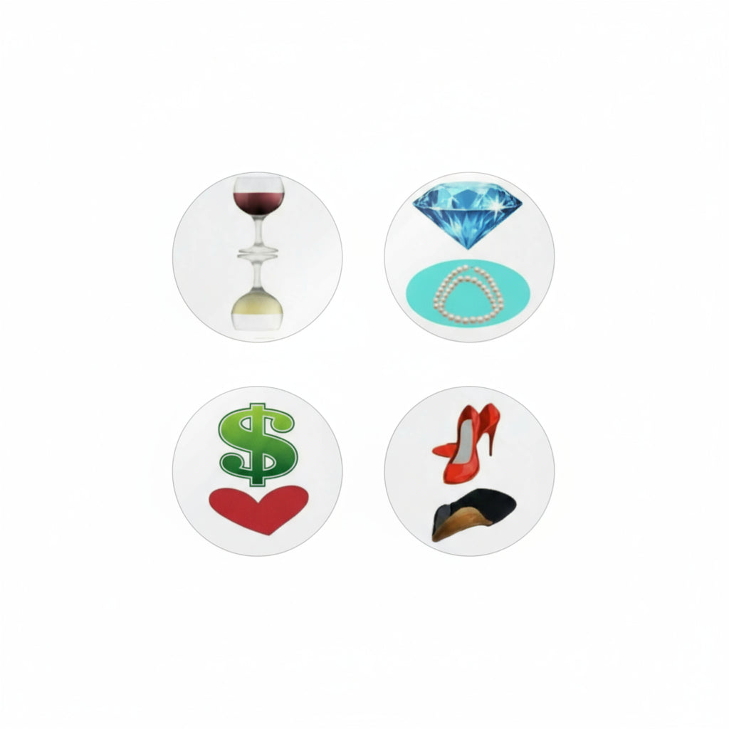 Ladies Choice Tennis Racket Spin Stickers - Die-Cut